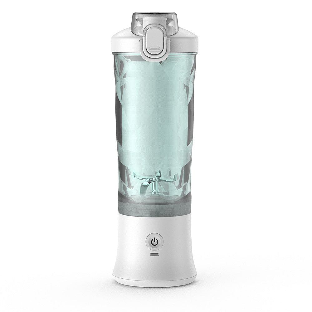 Portable USB Blender for Shakes and Smoothies | 6-Blade Personal Juicer Bottle | Rechargeable Mini Blender Cup
