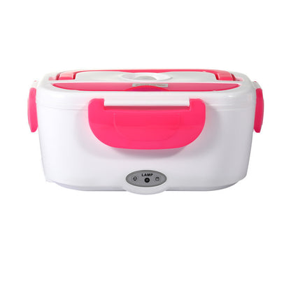 Electric Heated Lunch Box | Portable Stainless Steel Food Warmer for Car, Office, and School | 12V & Dual-Use Options