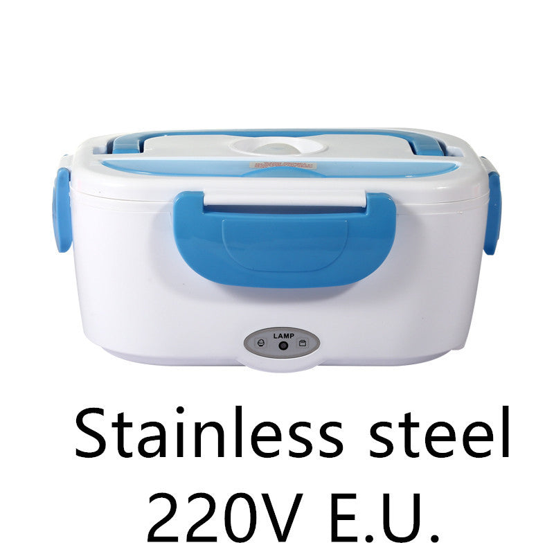 Electric Heated Lunch Box | Portable Stainless Steel Food Warmer for Car, Office, and School | 12V & Dual-Use Options