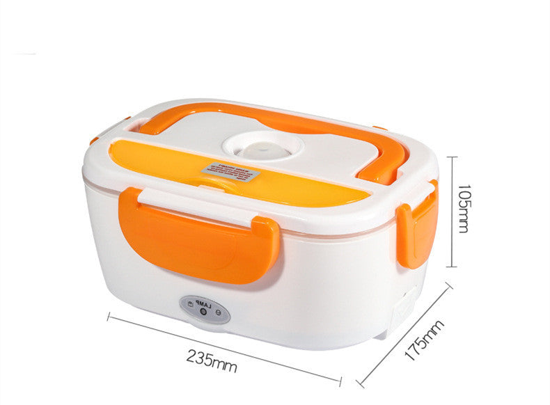Electric Heated Lunch Box | Portable Stainless Steel Food Warmer for Car, Office, and School | 12V & Dual-Use Options