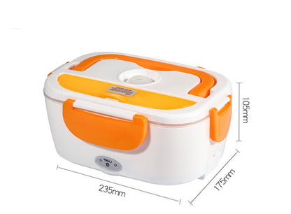 Electric Heated Lunch Box | Portable Stainless Steel Food Warmer for Car, Office, and School | 12V & Dual-Use Options