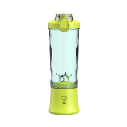 Portable USB Blender for Shakes and Smoothies | 6-Blade Personal Juicer Bottle | Rechargeable Mini Blender Cup