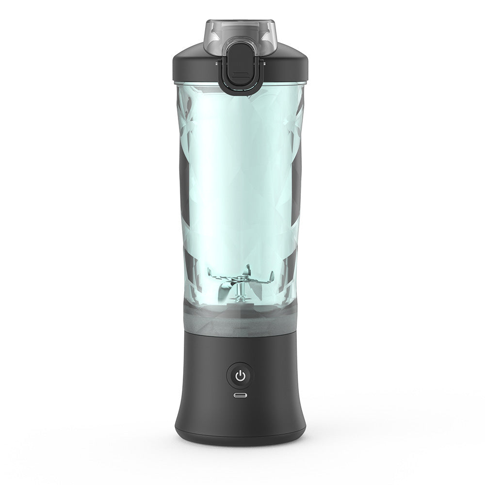 Portable USB Blender for Shakes and Smoothies | 6-Blade Personal Juicer Bottle | Rechargeable Mini Blender Cup