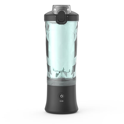 Portable USB Blender for Shakes and Smoothies | 6-Blade Personal Juicer Bottle | Rechargeable Mini Blender Cup