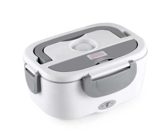 Electric Heated Lunch Box | Portable Stainless Steel Food Warmer for Car, Office, and School | 12V & Dual-Use Options
